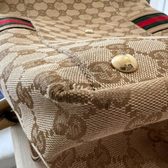 *SALE* GUCCI GG Canvas Tote - Good Used Condition - Picture 10 of 16